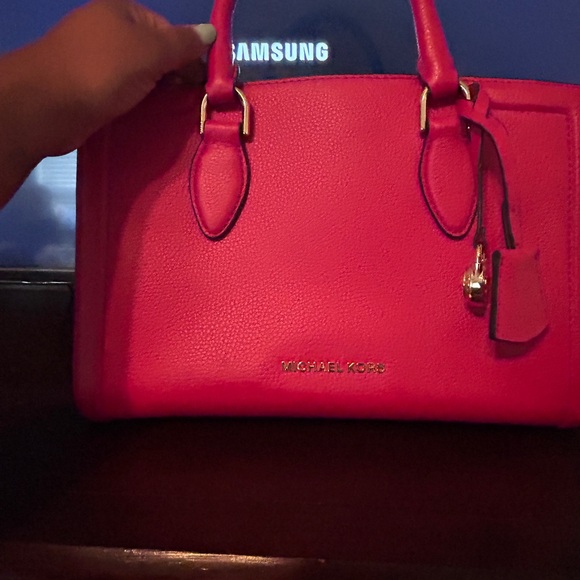 Red Michael Kors Bag. - Picture 4 of 4